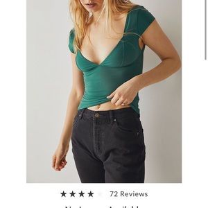 Free people duo corset cami black